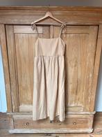 Zomerjurk met linnen van Uniqlo, Kleding | Dames, Jurken, Beige, Maat 42/44 (L), Ophalen of Verzenden, Gedragen
