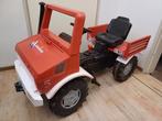 Traptrekker  brandweer auto  met versnellingen rolleytoys, Ophalen of Verzenden, Zo goed als nieuw