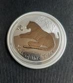 2 oz Zilver LUNAR II TIGER 2010., Ophalen of Verzenden, Zilver