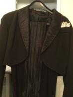 Smoking damespakje met bandplooibroek Maat 38, Kleding | Dames, Ophalen of Verzenden, Gedragen, Maat 38/40 (M), Zwart