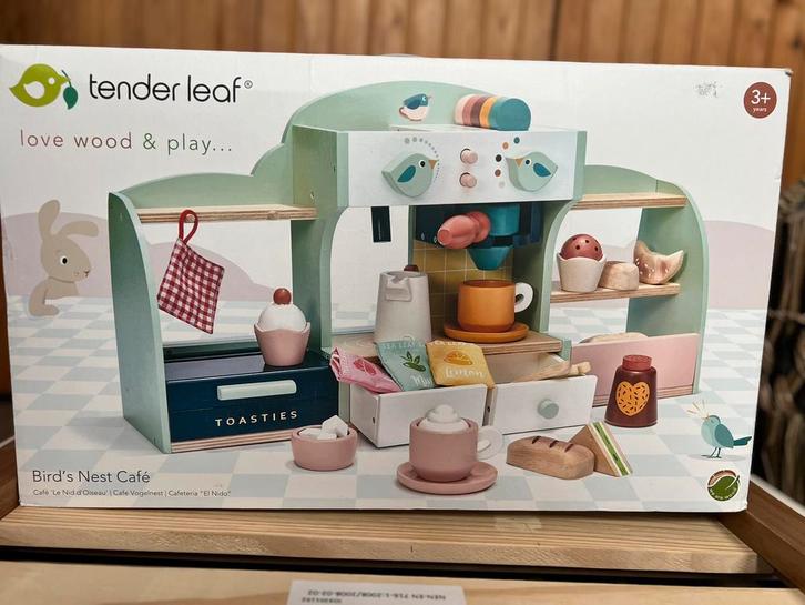 Tender Leaf Toys Houten keuken Café Birds Nest, Kinderen en Baby's, Speelgoed | Speelkeukens, Zo goed als nieuw, Speelkeuken, Hout
