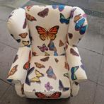 Vlinderfauteuil met zwarte pootjes, Huis en Inrichting, Fauteuils, Ophalen, Gebruikt, 75 tot 100 cm, 75 tot 100 cm