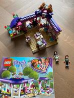 Lego friends Emma’s kunstcafe, Ophalen of Verzenden, Zo goed als nieuw