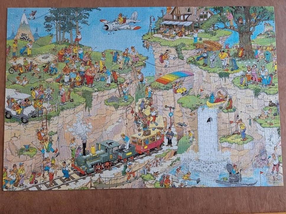 Jan van Haasteren - De Golfbaan - 1500 Stukjes, Ophalen of Verzenden