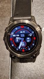 GARMIN epix pro 47mm Pro Sapphire Titanium, Zwart, Ophalen of Verzenden, Zo goed als nieuw, Waterdicht