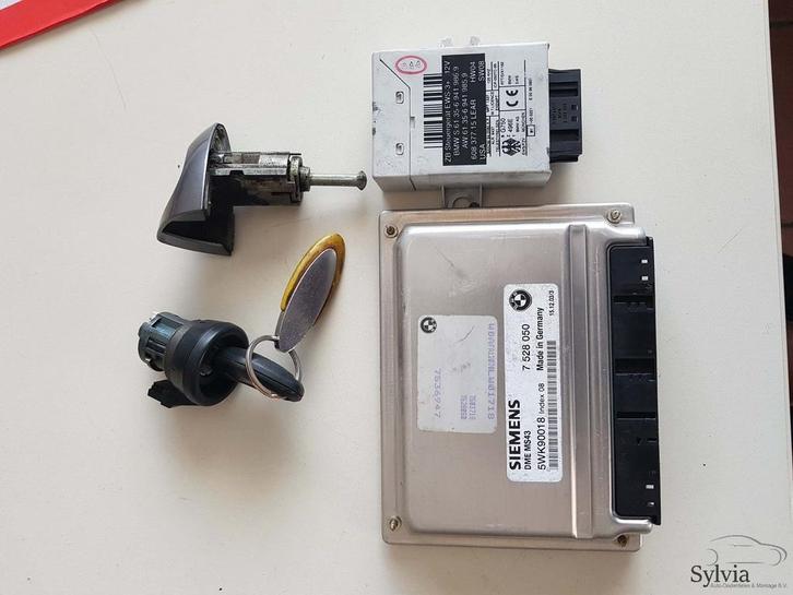 Startset Contactslot + ECU EWS3 BMW X5 E53 3.0 M54 7528050, Auto-onderdelen, Elektronica en Kabels, BMW, Gebruikt, Ophalen of Verzenden