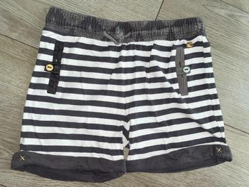 Soft&jolly korte broek short 158 164 grijs wit beschikbaar voor biedingen
