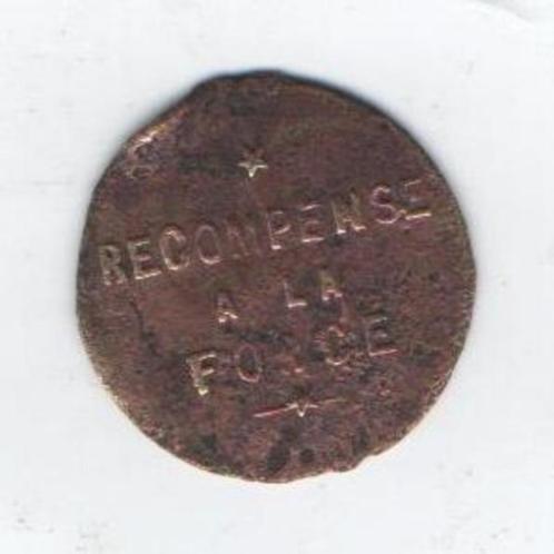 Ex Franse medaille "recompense  la force, Postzegels en Munten, Penningen en Medailles, Overige materialen, Buitenland, Ophalen of Verzenden