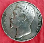zilveren medaille Napoleon III (diameter 6,7 cm.), Postzegels en Munten, Ophalen of Verzenden, Zilver, Buitenland