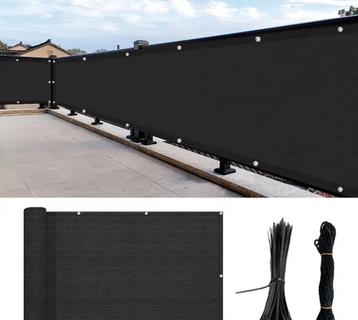 Balkon Privacy Scherm 300x90cm - Donkergrijs beschikbaar voor biedingen
