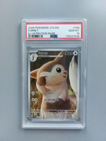 PSA 10 Journey Together #168 Furret beschikbaar voor biedingen