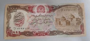 Afghanistan 1000 biljet UNC beschikbaar voor biedingen
