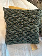 Claudi kussens 2 stuks 45x45 groen okergeel, Huis en Inrichting, Woonaccessoires | Kussens, Ophalen of Verzenden, Nieuw, Groen