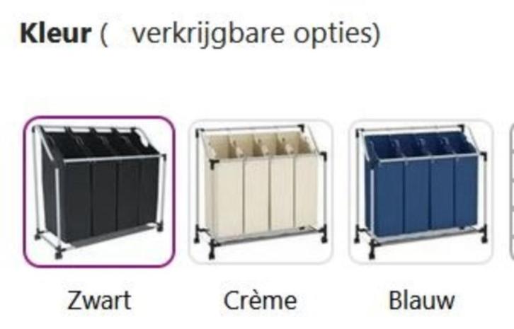 Wasmand wassorteerder 4 waszakken wasmanden GRATIS BEZORGD!, Huis en Inrichting, Badkamer | Badtextiel en Accessoires, Nieuw, Overige typen