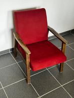 2 mooie vintage fauteuils begin jaren 70, Ophalen, Hout, 75 tot 100 cm, Zo goed als nieuw