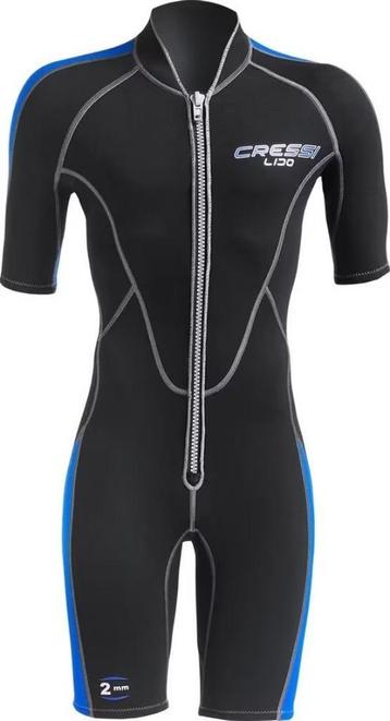 Heren duikpak shorty Cressi 2mm diverse maten beschikbaar voor biedingen