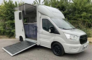 Ford Transit Paardenwagen / Horsetruck / Veewagen (bj 2021) beschikbaar voor biedingen