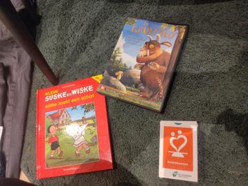 Leesboek Suske Wiske, christelijke relatiekaartjes en film  beschikbaar voor biedingen