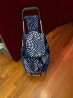 Boodschappentrolley donkerblauw, Ophalen of Verzenden, Gebruikt, Blauw, 30 cm of meer
