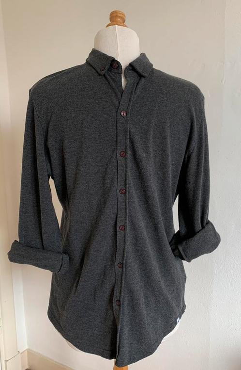 Dstrezzed shirt / blouse, type dapper chic, maat L, Kleding | Heren, Overhemden, Zo goed als nieuw, Halswijdte 41/42 (L), Grijs