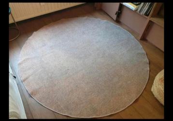 Rond Garda vloerkleed - 200x200cm - Goud/Geel/Grijs beschikbaar voor biedingen