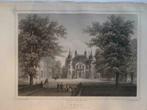 113 / Velp Kasteel Billioen   Staalgravure  1860, Antiek en Kunst, Ophalen of Verzenden