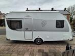 Knaus Sport 450FU COMPLEET!!!! (AIRCO/LUIFEL/MOVER/VOORTENT), Caravans en Kamperen, Caravans, Frans bed, Luifel, Particulier, 4 tot 5 meter