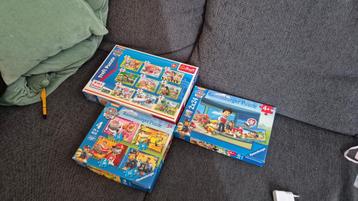 15x paw patrol puzzels beschikbaar voor biedingen