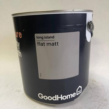 GoodHome Long Island Bruin Mat Meubel Verf Lak 2L  beschikbaar voor biedingen
