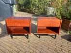 Twee retro mid century nachtkastjes, Ophalen of Verzenden, Huis en Inrichting