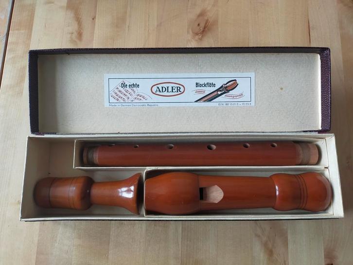 Adler Alto Blokfluit 1811 Hout, Muziek en Instrumenten, Blaasinstrumenten | Blokfluiten, Gebruikt, Alt, Met koffer, hoes of etui