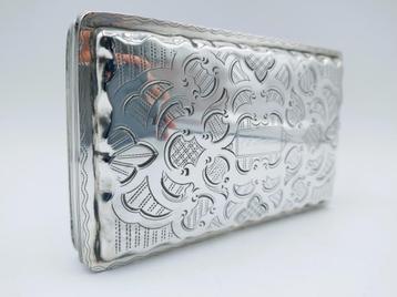 Zilveren tabaksdoos, C. Monteban, Schoonhoven, 1869 beschikbaar voor biedingen