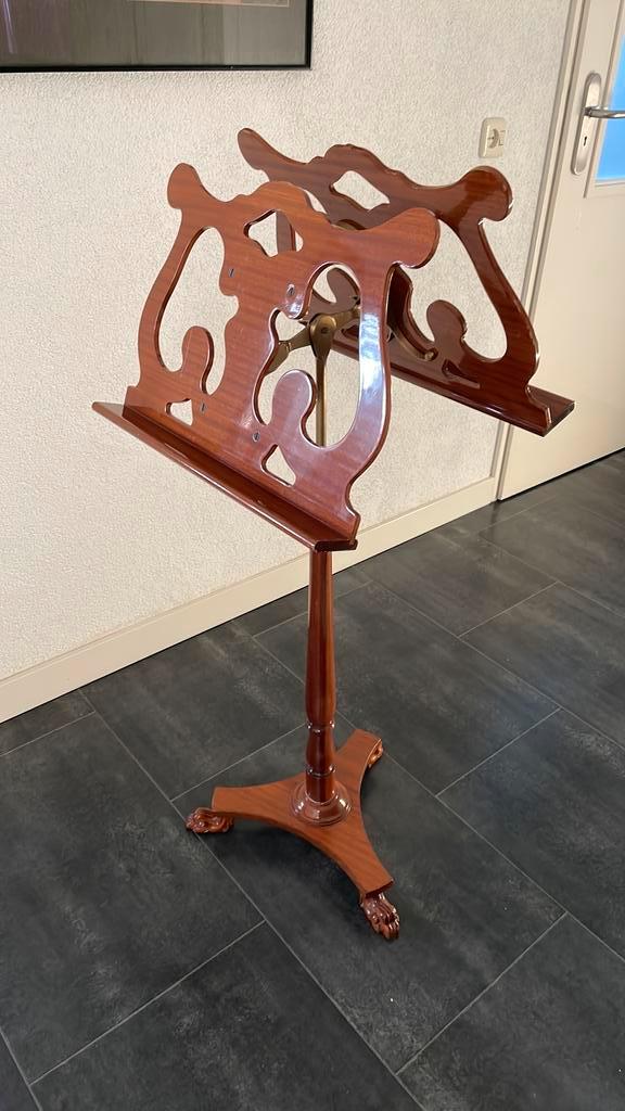 Dubbele muziekstandaard, Muziek en Instrumenten, Standaards, Zo goed als nieuw, Ophalen of Verzenden