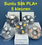 Sunlu Silk PLA+ Filament - 5 kleuren, Ophalen of Verzenden, Nieuw
