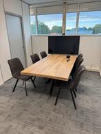 Mango houten tafel + 6 stoelen - Zo goed als nieuw!, Huis en Inrichting, Stoelen, Bruin, Ophalen of Verzenden, Zo goed als nieuw