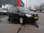 VW POLO  1.4 /16V/ 59KW/ 2009/ Zwart/80 PK/NIEUWE APK, Voorwielaandrijving, Stof, 40 €/maand, Zwart