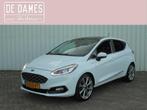 Ford Fiesta 1.0T 100PK VIGNALE PANODAK ALLE OPTIES !, 1063 kg, Gebruikt, Leder en Stof, Wit
