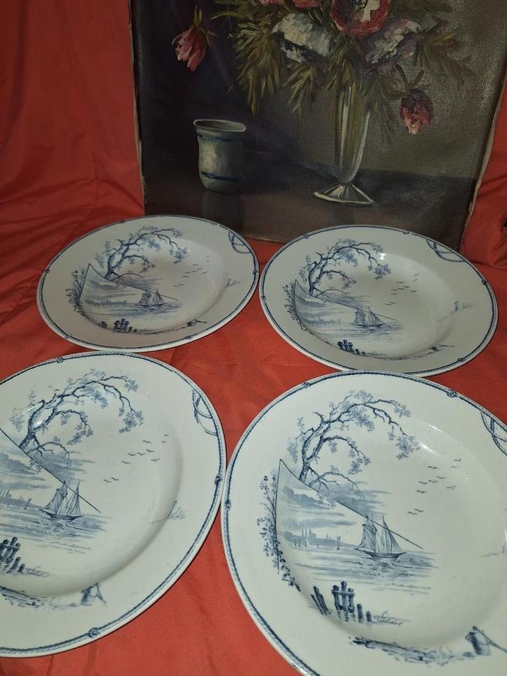 Petrus regout Maastricht marines, Antiek en Kunst, Antiek | Servies los, Ophalen of Verzenden