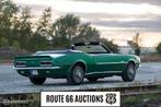 Chevrolet Camaro RS327 1968 | Route 66 auctions, Automaat, Bedrijf, Groen, Cabriolet