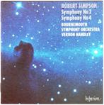 Simpson: Symfonieën 2 en 4 o.l.v. Vernon Handley, Ophalen of Verzenden, Modernisme tot heden, Zo goed als nieuw, Orkest of Ballet