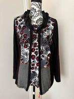 Frank Walder twinset 42, Kleding | Dames, Zwart, Maat 42/44 (L), Ophalen of Verzenden, Zo goed als nieuw