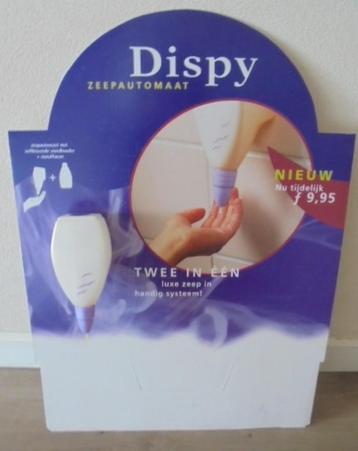VOLLE DOOS ZEEPDISPENSER DISPY INCL HANDZEEP WAND 16 STUKS beschikbaar voor biedingen