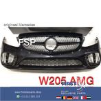 W205 Facelift AMG Voorbumper + diamond gril 2019 Mercedes C