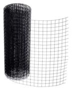 (M046) Kence Volieregaas 25x25mm 1,2mm 50cm x 10m Zwart, Verzenden, Zo goed als nieuw, 10 tot 20 meter, Gaas