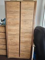 Grote houten kledingkast 200x90x53cm, Ophalen, Gebruikt, 200 cm of meer, Met hangruimte