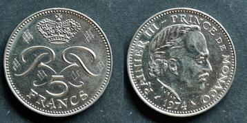 Monaco 5 Frank 1974 beschikbaar voor biedingen