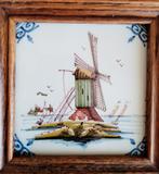2 oudhollands tichelaar makkum tegeltjes., Antiek en Kunst, Antiek | Wandborden en Tegels, Ophalen of Verzenden
