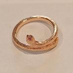 Ring slang bladgoud diameter 13 mm, Sieraden, Tassen en Uiterlijk, Ringen, N, G, N, Ophalen of Verzenden