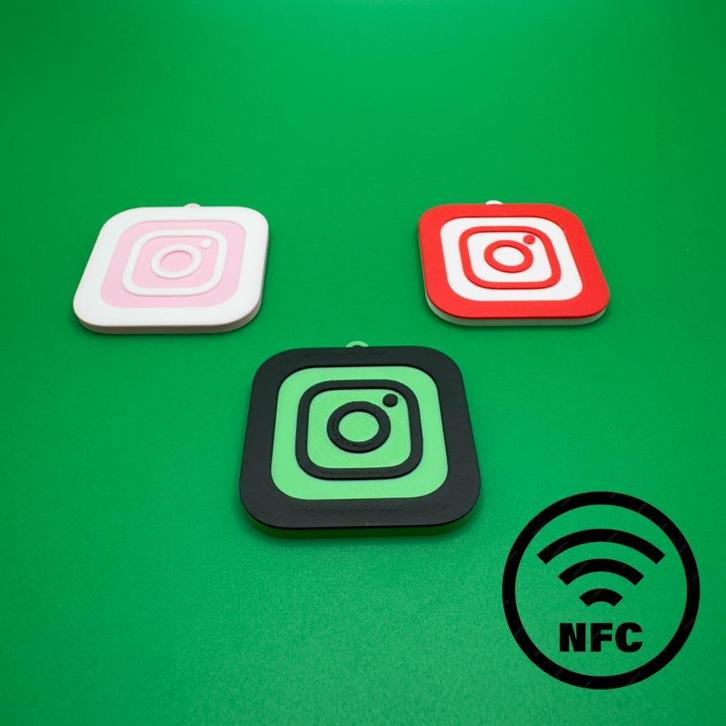 Instagram sleutelhanger met NFC, social media, reclame,, Verzamelen, Sleutelhangers, Nieuw, Overige typen, Ophalen of Verzenden