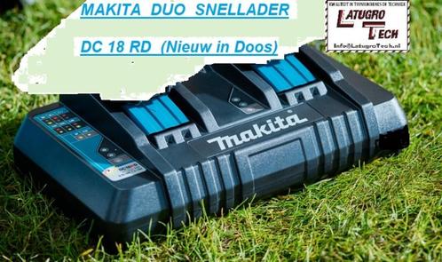 KLUS TIP Makita DC18RD Originele DUO Snellader 2x18V, Doe-het-zelf en Verbouw, Overige Doe-het-zelf en Verbouw, Nieuw, Ophalen of Verzenden